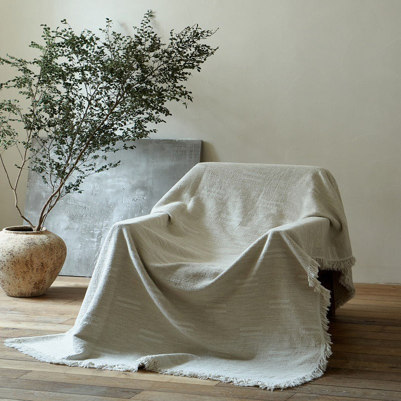 Linen Cotton Throw Blanket