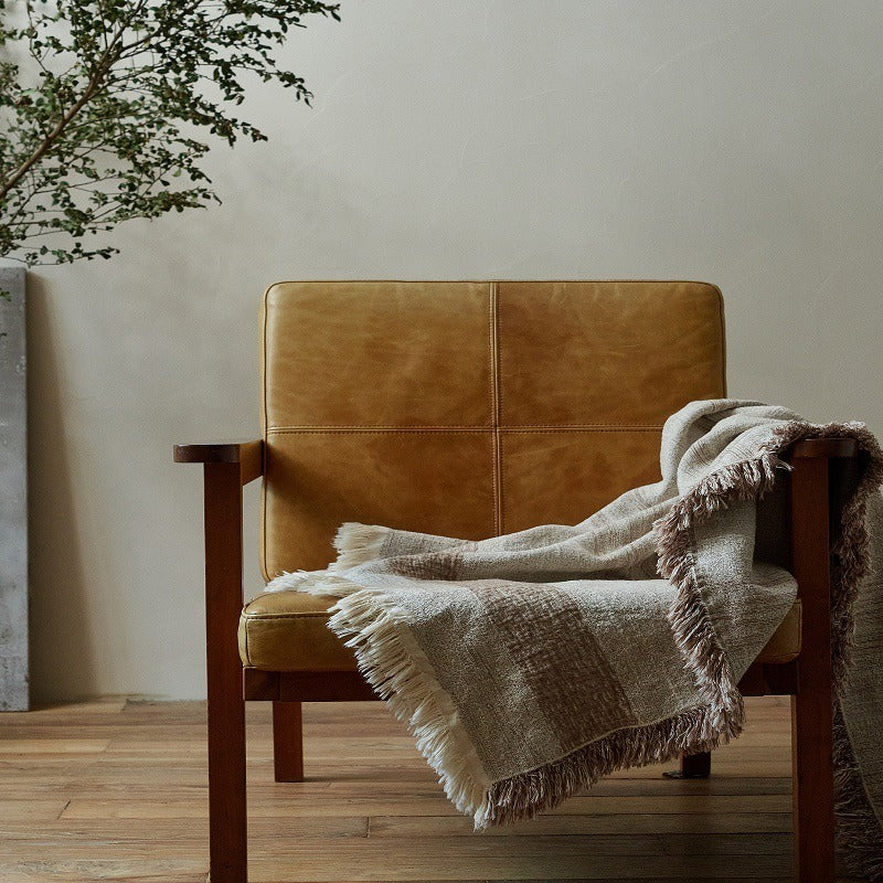 Linen Cotton Throw Blanket