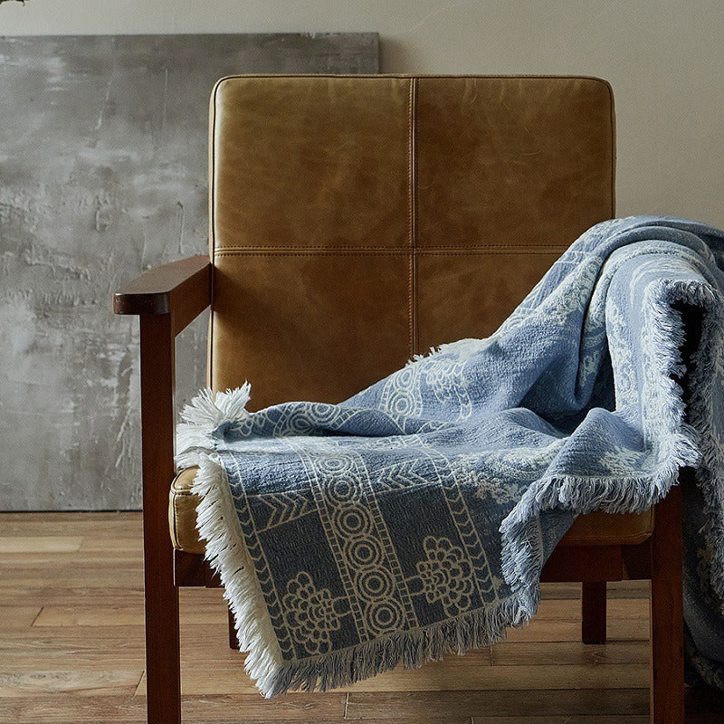 Linen Cotton Throw Blanket