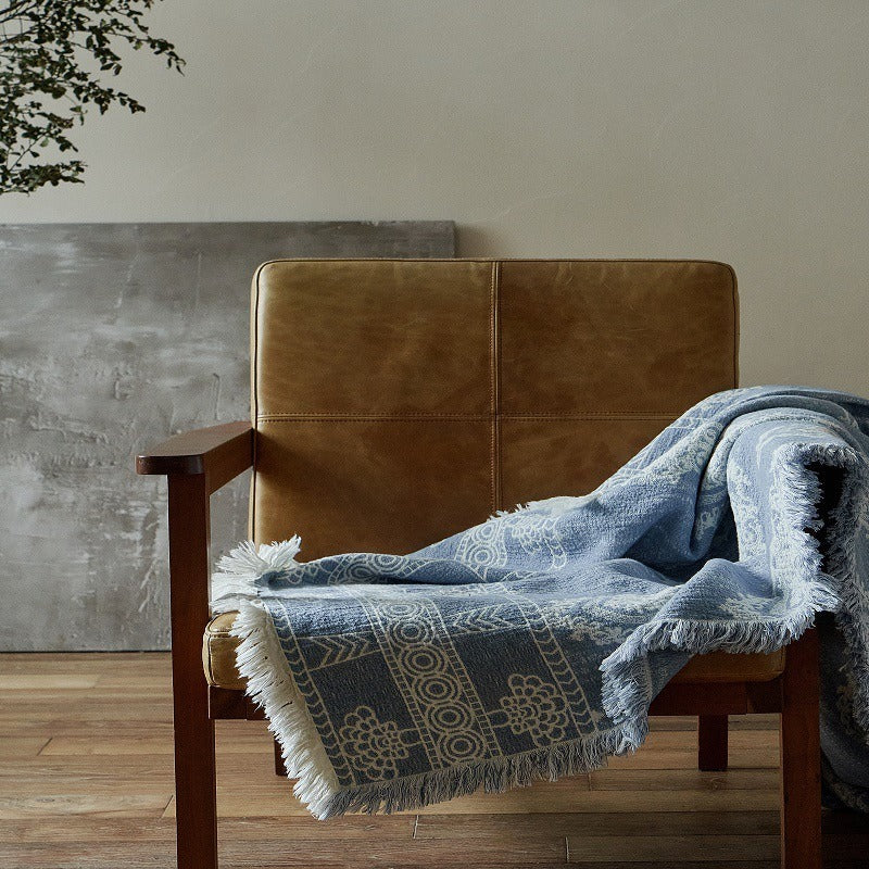 Linen Cotton Throw Blanket