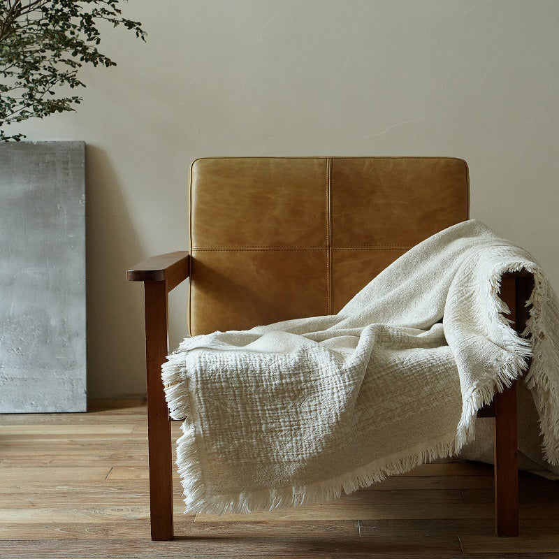 Linen Cotton Throw Blanket