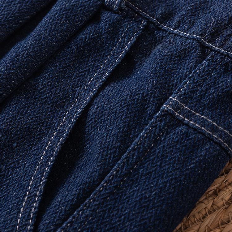 Japanese style/vintage/jeans/straight/wide-leg/high-waisted/soft/comfortable/loose/thin/casual/pants/Versatile