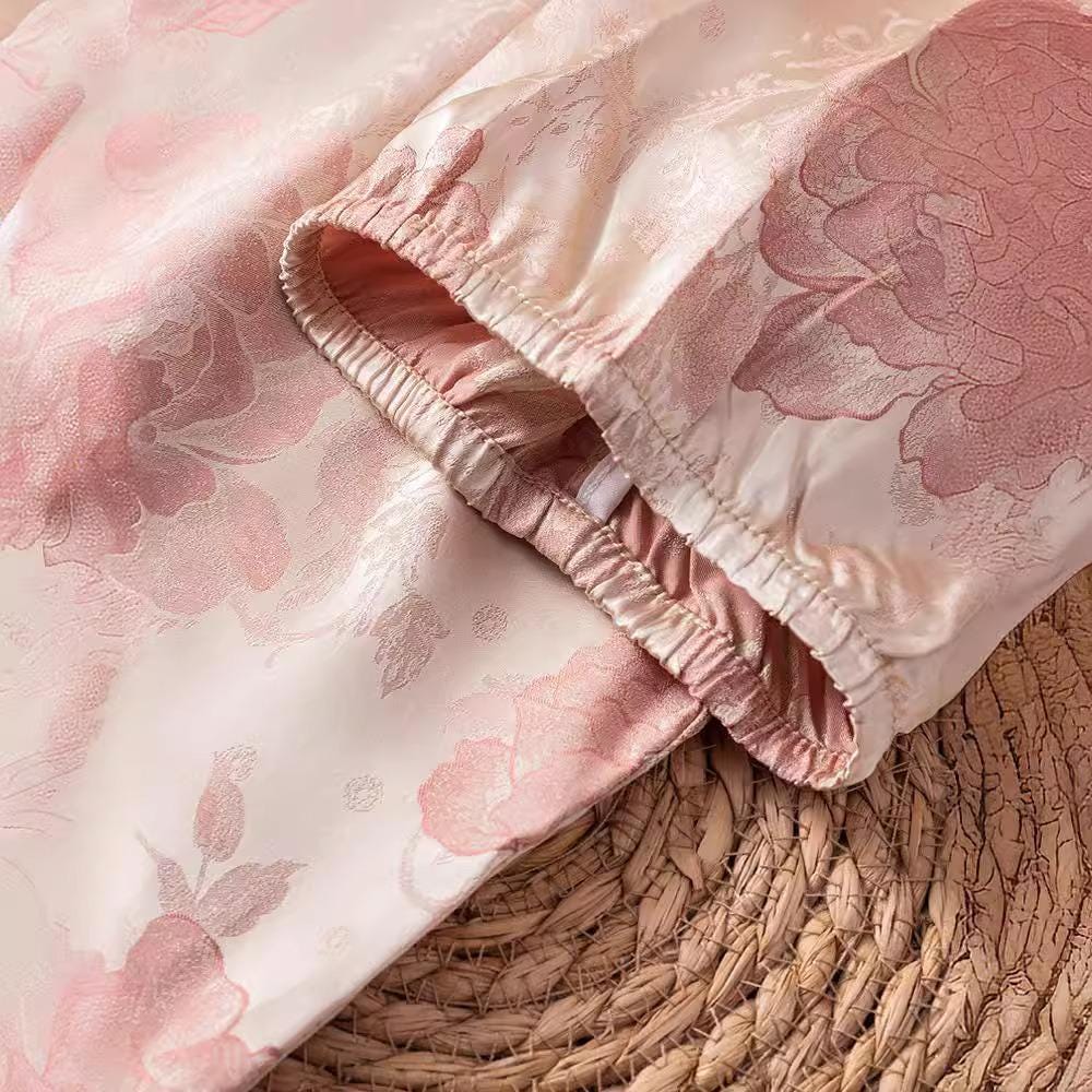 Jacquard dresses/Detail dresses/High-luxury cheongsam skirts/Fairy tencel/Loose and large/classic/comfortable