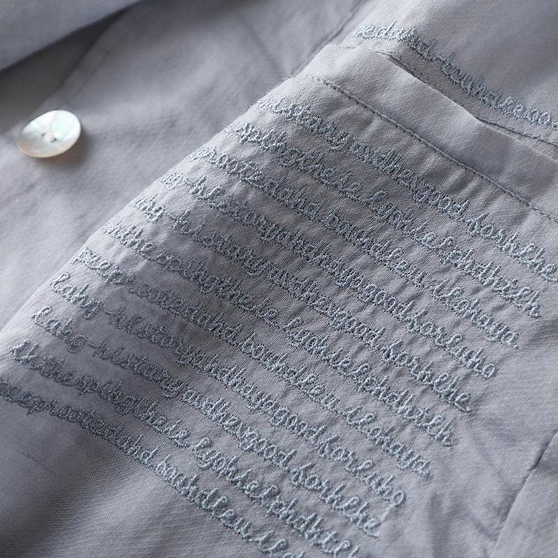 Literary jacket / ramie jacket / five-quarter sleeve blazer / women's summer new coat / casual women's clothing /2025 new