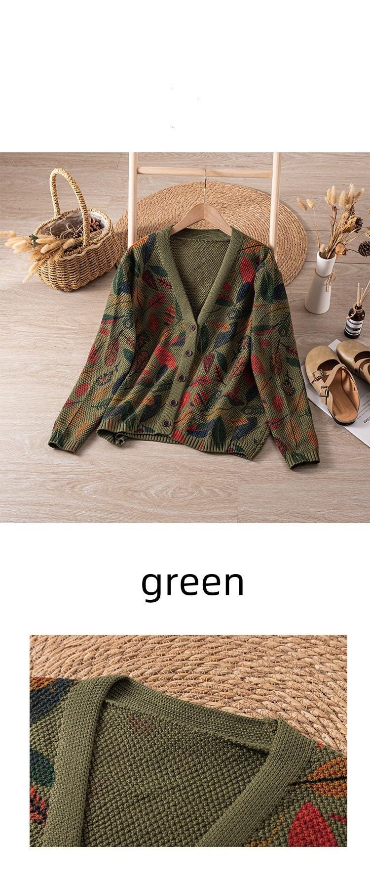 Women's clothing / fashion / color / knitwear / top / V-neck / long sleeve / cardigan / coat / gift for her